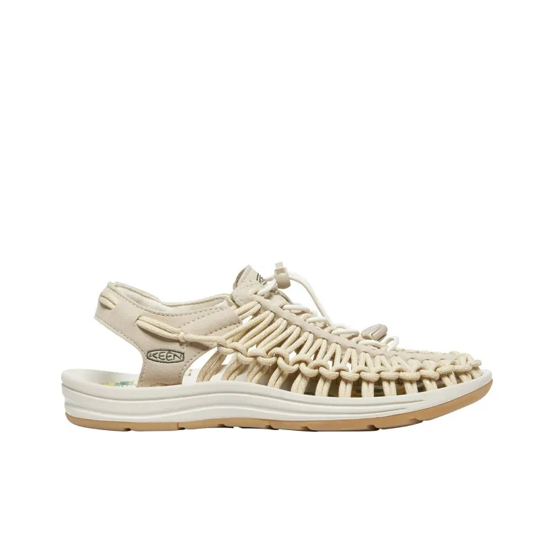 KEEN Uneek River Trekking Shoes Women's White/Light Gold-1