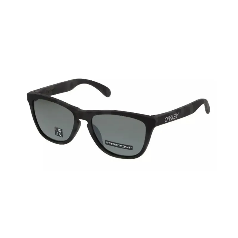 Oakley Plate Frame Irregular Shape Sunglasses Unisex Black-0