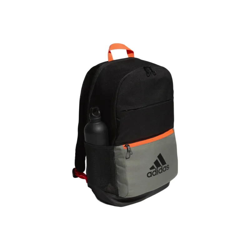 Adidas Polyester Backpack Regular Unisex Black/Traditional Green-1