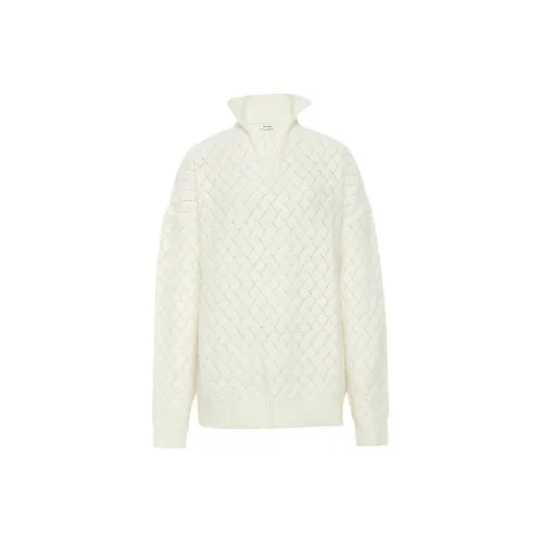 MEIYANG Knitwear Women's Off White