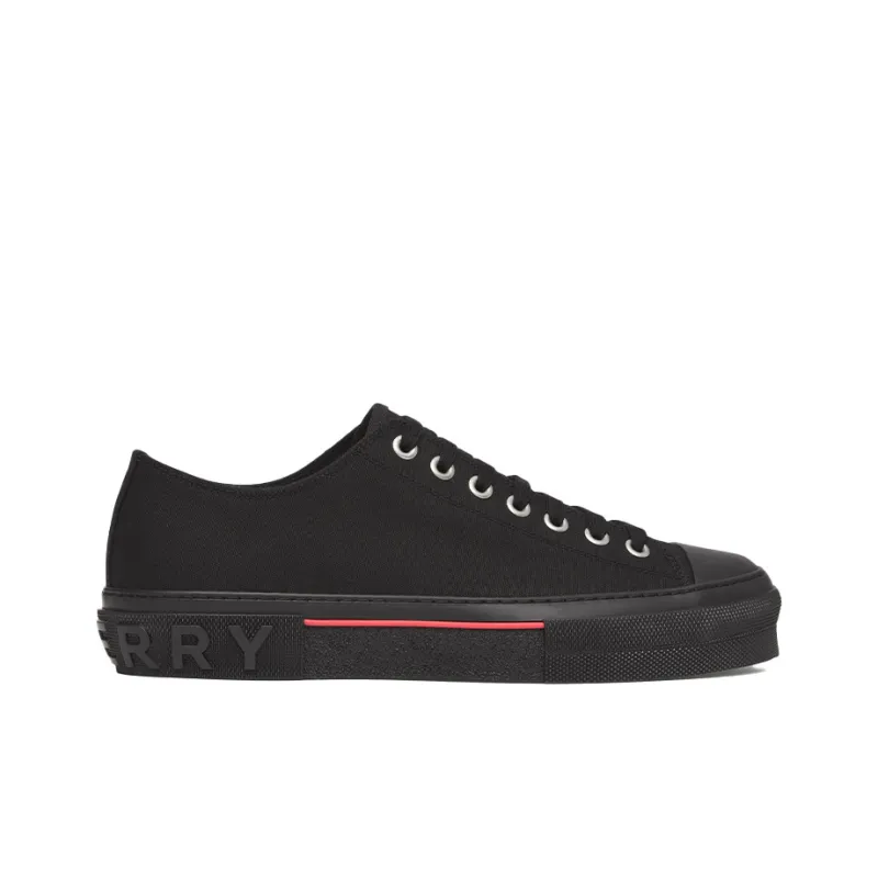 Burberry Low Top Stylish Skateboarding Shoes Men's Black-1