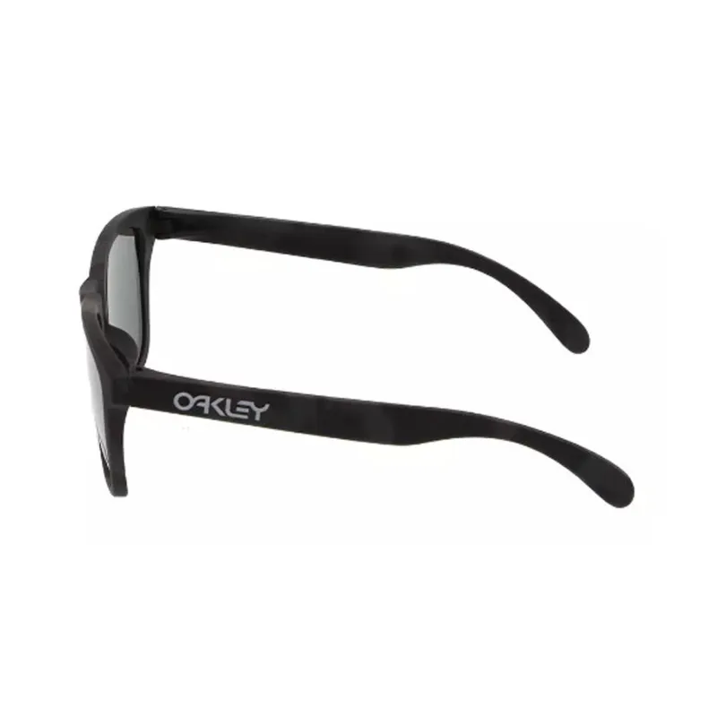 Oakley Plate Frame Irregular Shape Sunglasses Unisex Black-2