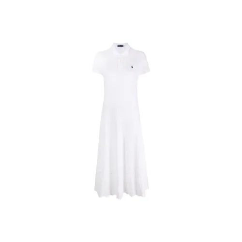 Polo Ralph Lauren Short-Sleeved Dresses Women's White