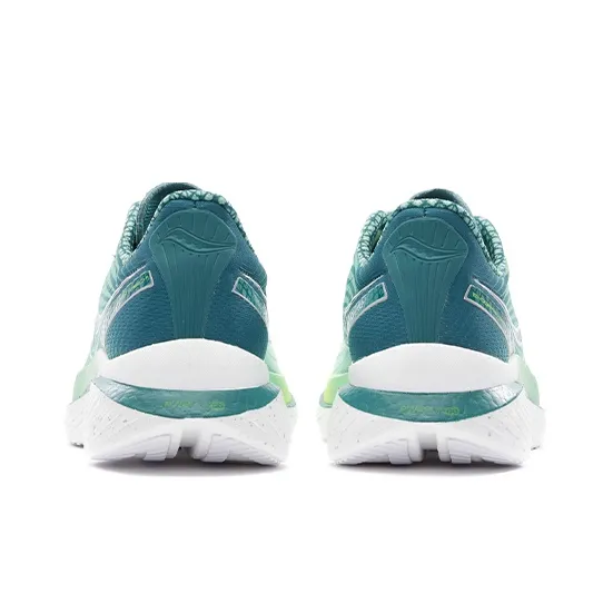 Saucony Endorphin Speed 3 Non slip Lightweight Low Top Casual Running Shoes Unisex White Green-3