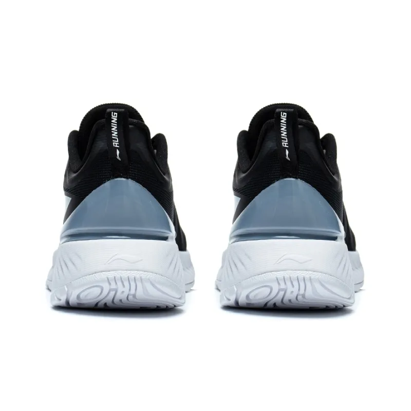 LiNing YueYing Element Abrasion Resistant Breathable Rebound Low Top LIGHT FOAM Running Shoes Men's Black-3