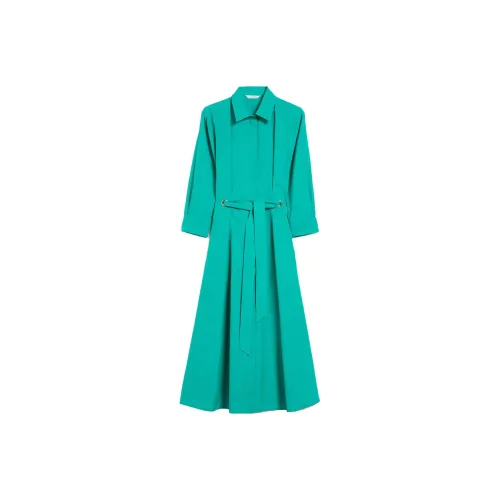 MaxMara Long-Sleeved Dresses Women's Green