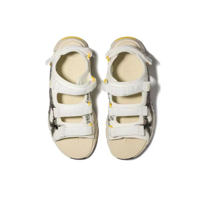 Asics X Trouble Smile Kahana Sd2 Sandals 'White Black Beige'-2