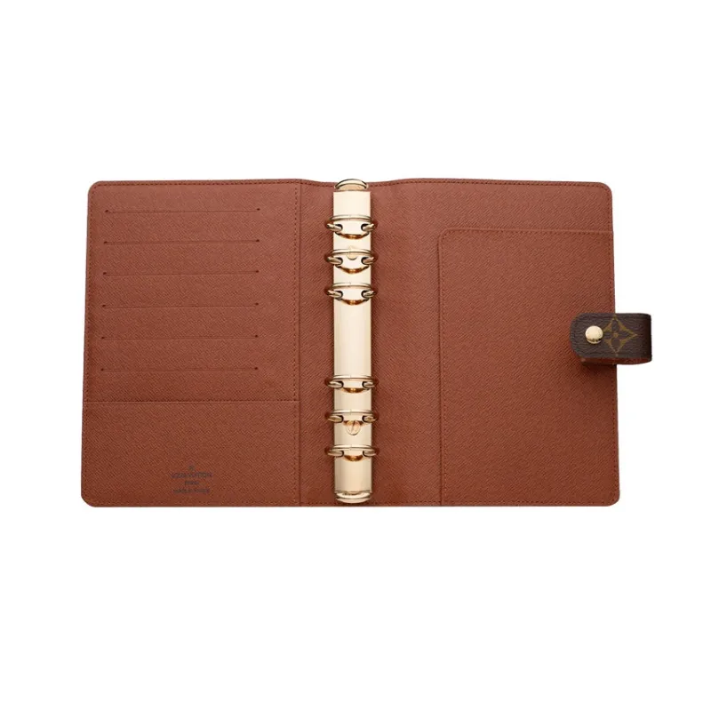 LOUIS VUITTON Medium Size Loose Leaf Notebook Cover Brown Laptops-1