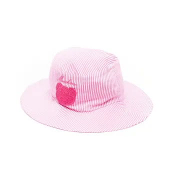 MOSCHINO Stripe print Cotton Hat