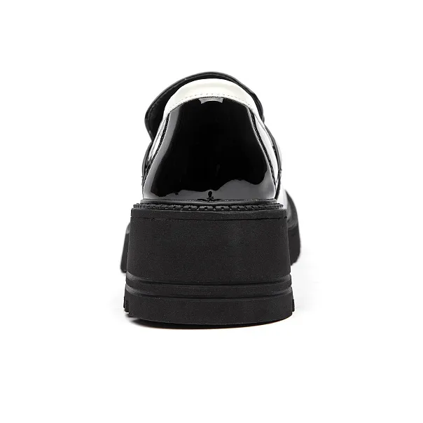 FOXER Platform Shoes Women's Black-3