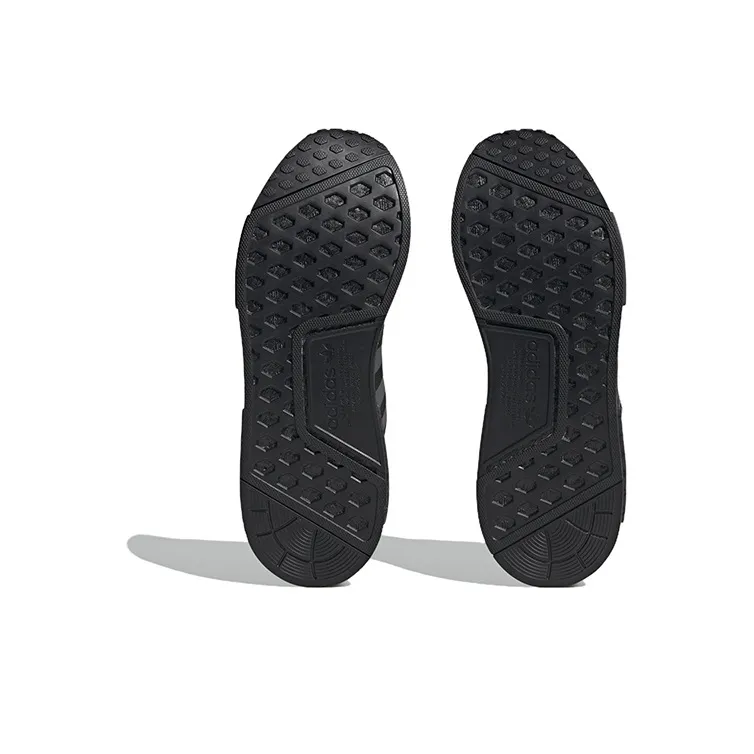 Adidas Nmd R1 Core Black Grey Solar Yellow-4