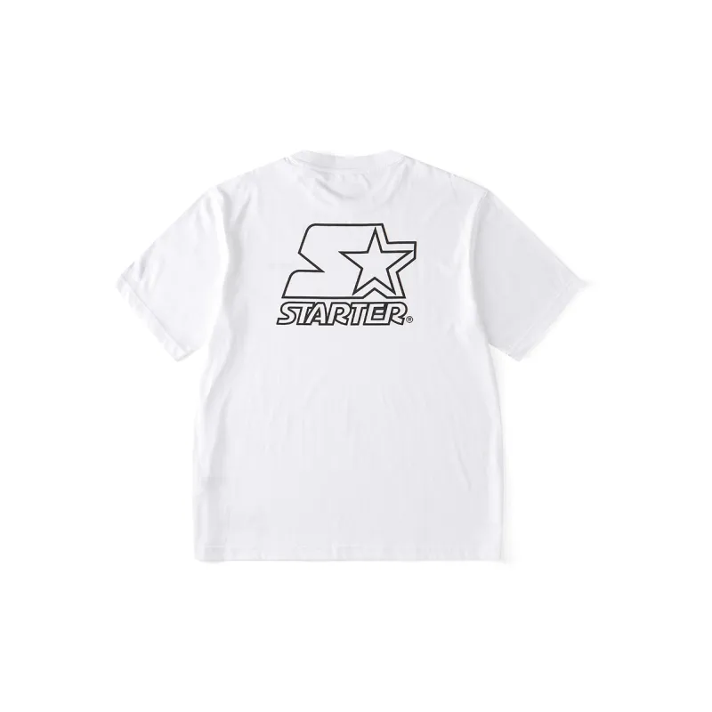STARTER Drop Shoulder Sleeve T-Shirt Unisex American Vintage-1