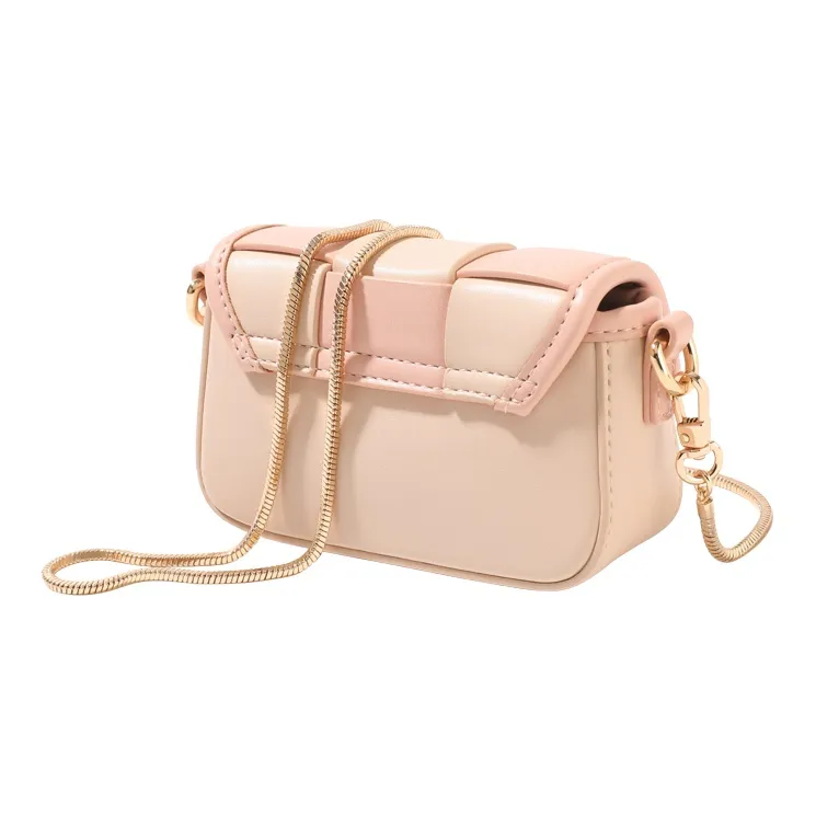 AILUXI PU Small Square Bag Crossbody Bags Mini Women's Pink-5
