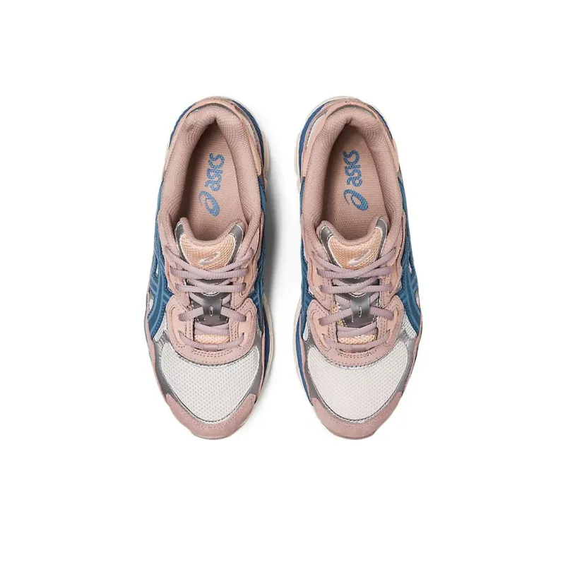 Asics Gel NYC Cream Grey Floss Salmon Women's-4
