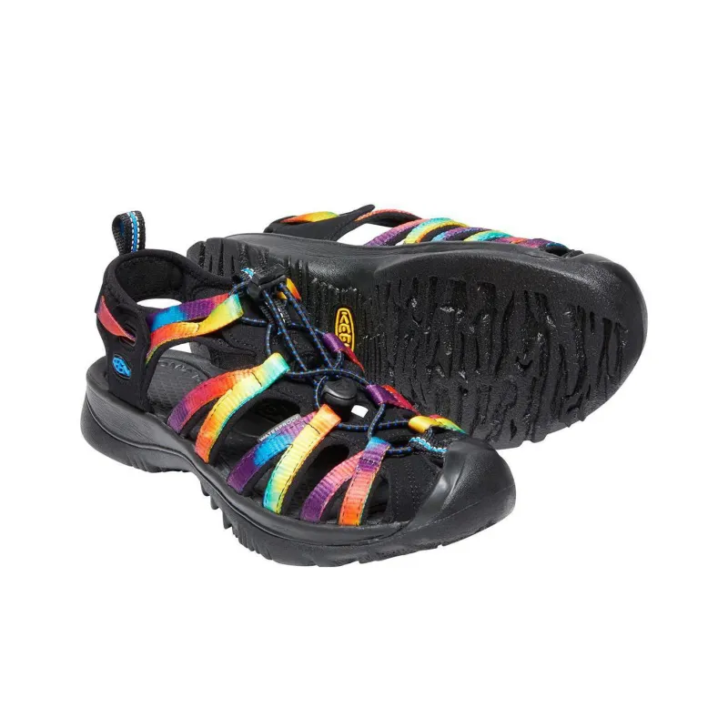 KEEN Whisper Series Slip Resistant Beach Sandals River Trekking Shoes Women's Black Color-2