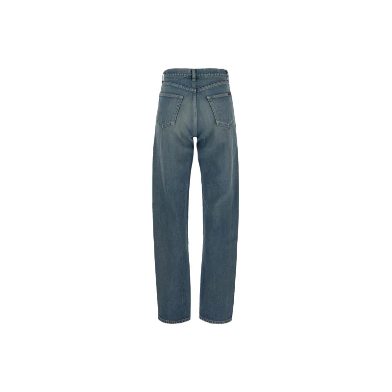 SAINT LAURENT Button Detailed Slim Fit Jeans-1