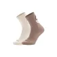 2 Pack (Ivory+Light Gray Brown)
