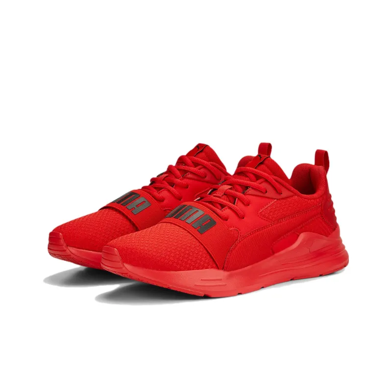 PUMA Wired Anti Slip Wear Resistant Low Top Running Shoes Men's Red-2