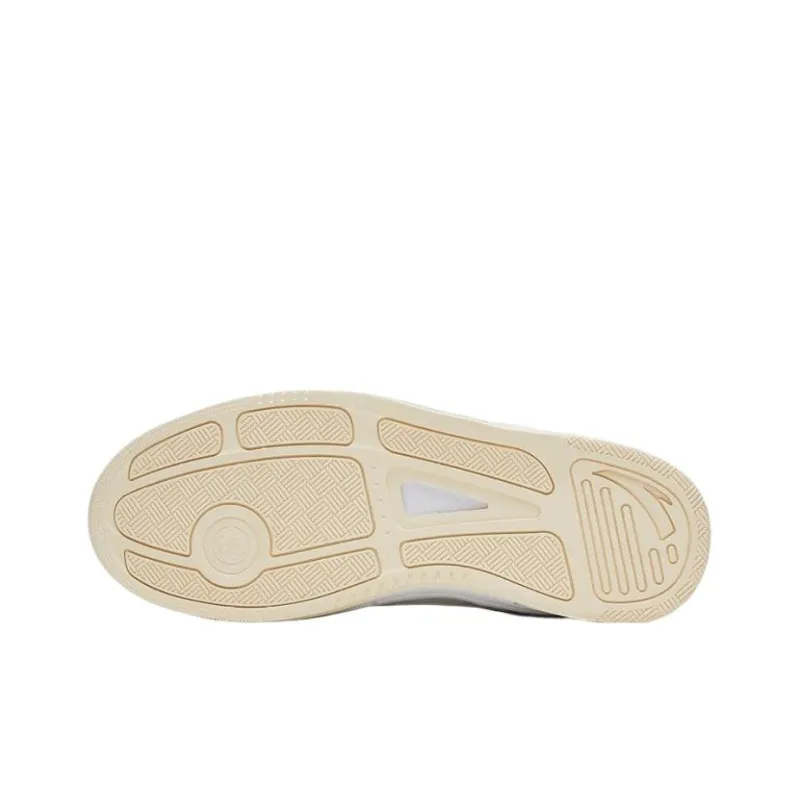 Anta Anta Champion All Weather Series Slip Resistant Cushioning Low Top Skateboard Shoes Men's White Gray-4