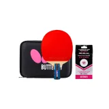 Penhold Grip+6 Balls+Racket Bag