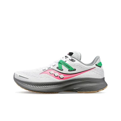 saucony Women's Guide 16 'White Pink Gravel'