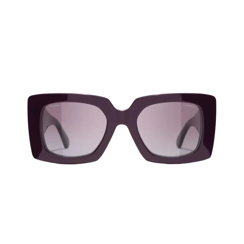 CHANEL Sunglasses Women's Burgundy-1