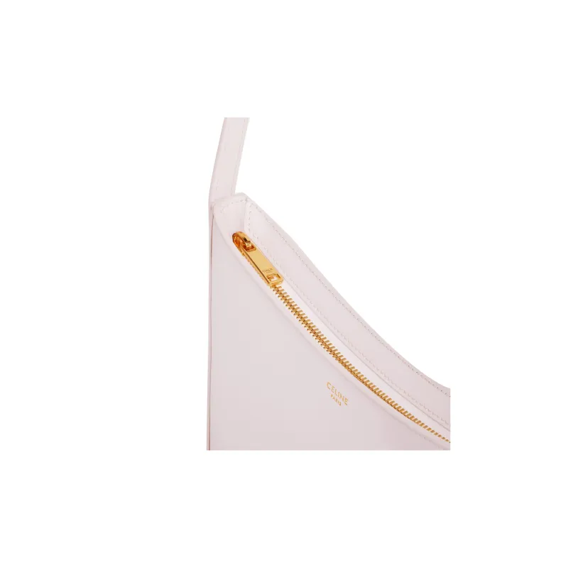 CELINE Croque Calfskin Handbag Shoulder Bag Women's Light Pink-4
