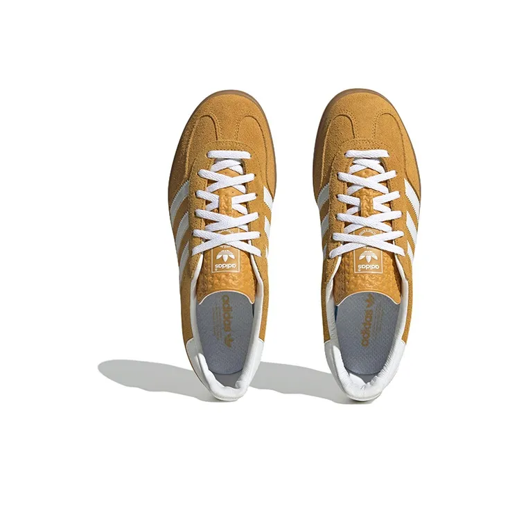 Adidas Gazelle Indoor Orange Peel White Women's-4