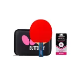 Shakehand Grip+6 Balls+Racket Bag