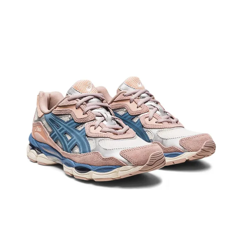 Asics Gel NYC Cream Grey Floss Salmon Women's-2