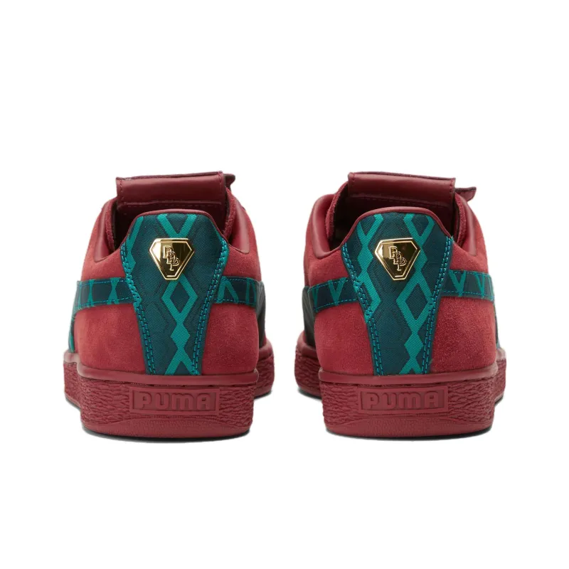 PUMA Dapper Dan X Suede 'Jacquard Print Intense Red'-4