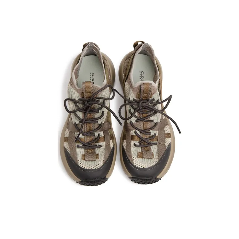 MADEN Breathable Low Top Casual Shoes Men's Army Green-3
