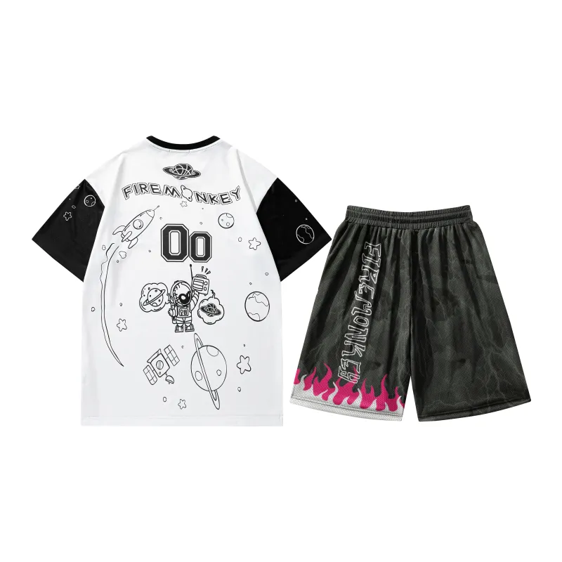 FireMonkey Basketball Suits Unisex-1