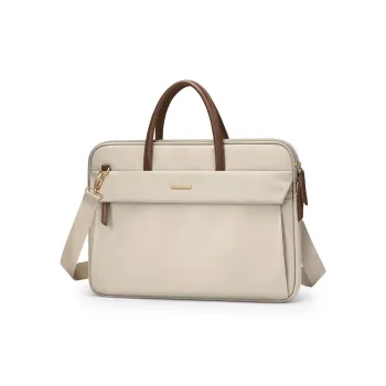 GOLF Fabric 13.3 15.6 Inches Laptop Bag Regular Women's Apricot/Elegant Black