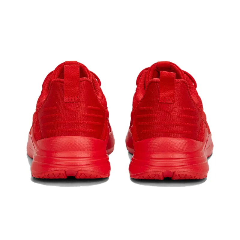 PUMA Wired Anti Slip Wear Resistant Low Top Running Shoes Men's Red-4