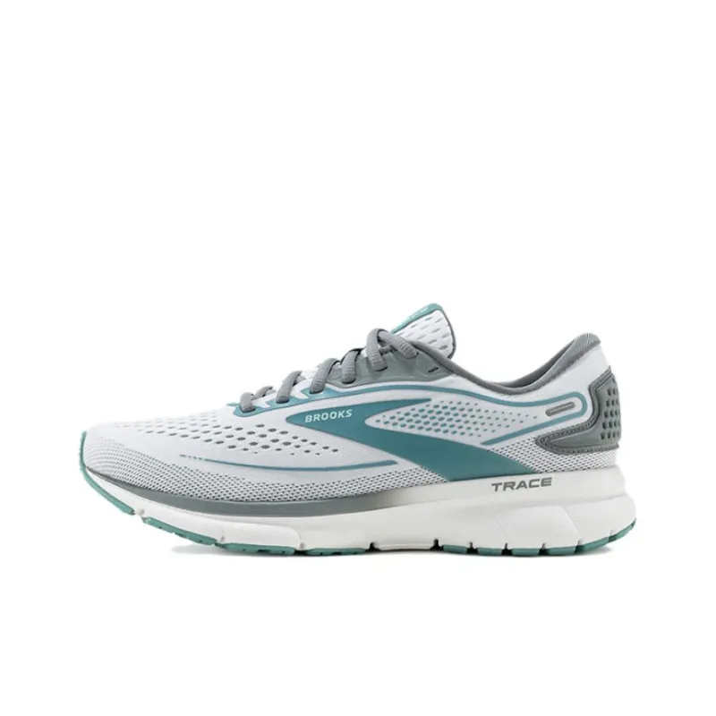 Brooks Trace 2 Anti Slip Wear Resistant Low Top Casual Shoes Women's Gray Cyan-0