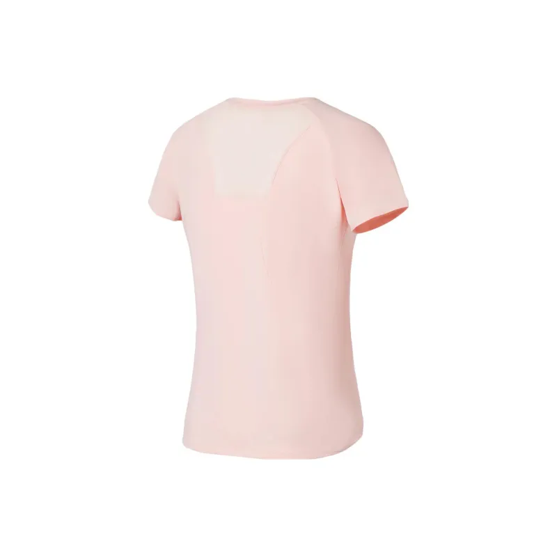 LINING Training Series T Shirts Women's Light Cherry Blossom Pink-1