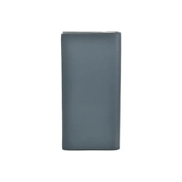 FENDI Calfskin Card Holder Wallet Men's Dark Blue-2