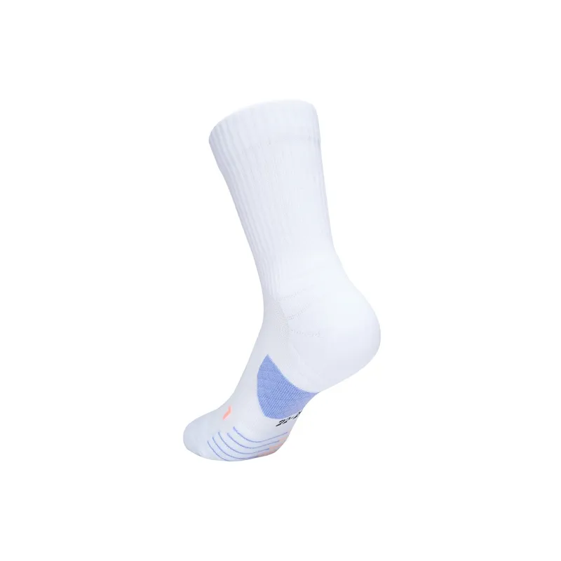 LiNing Running Collection Knee High Socks Unisex 1 Pack White-1