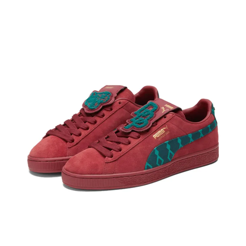 PUMA Dapper Dan X Suede 'Jacquard Print Intense Red'-2