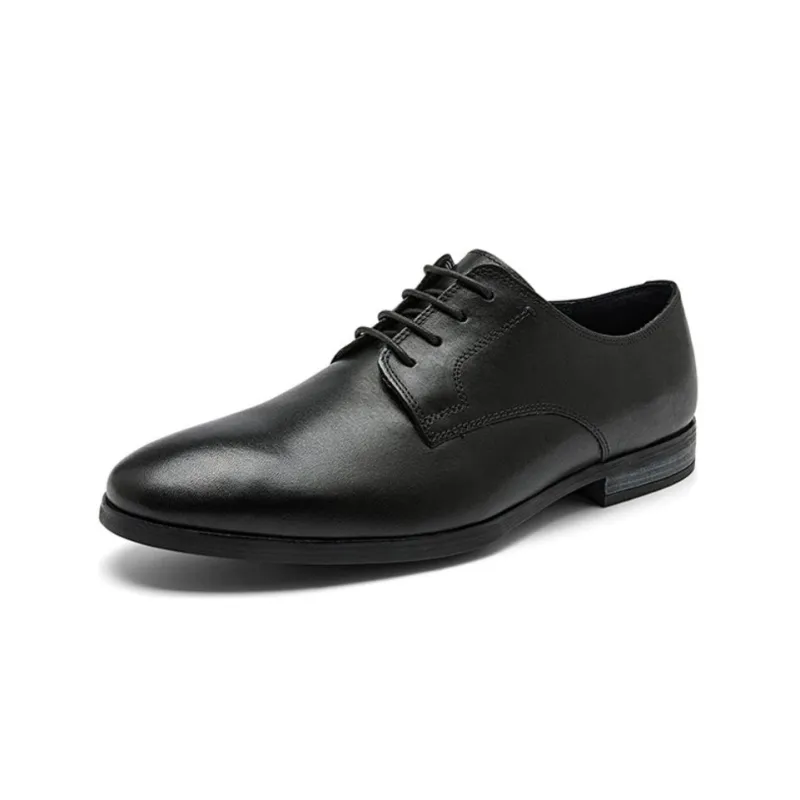 Clarks Dress Shoes Men Low Top Black-1