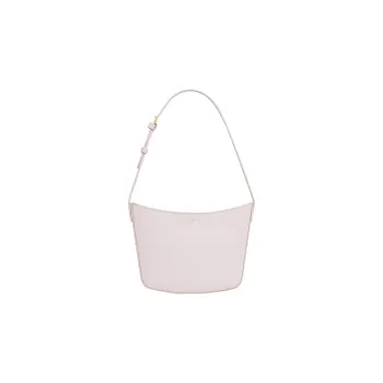 CELINE Croque Calfskin Handbag Shoulder Bag Women's Light Pink