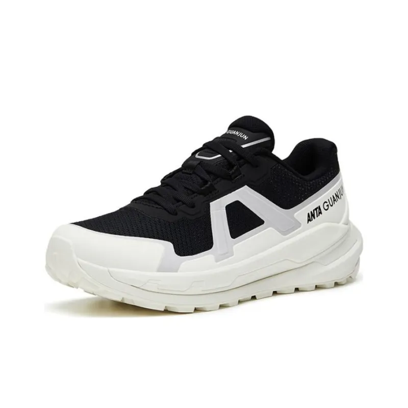 ANTA Champion All Weather Series Running Shoes Women's Low Top Black/White-1