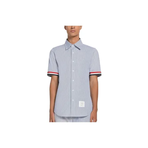 Thom Browne RWB Striped Button-Up Shirt