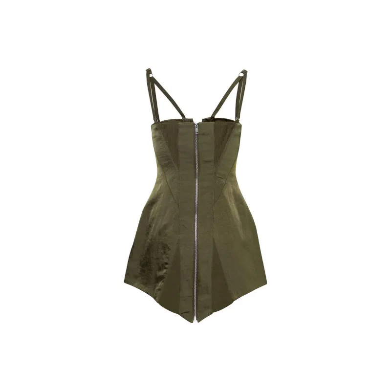 DION LEE Panelled A-line Minidress-1
