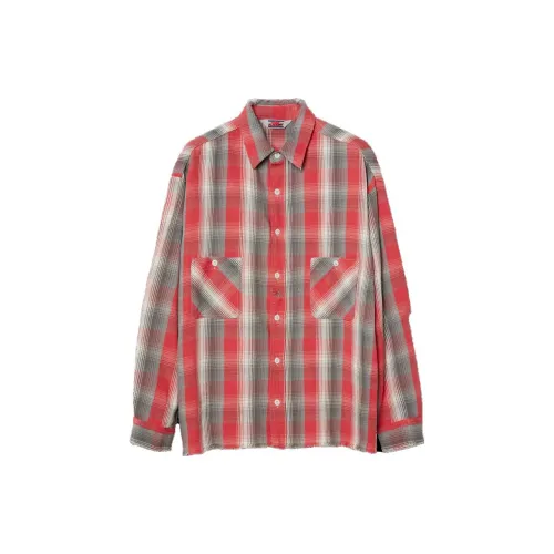 SAINT Mxxxxxx Shirts Men Red