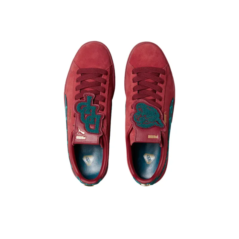 PUMA Dapper Dan X Suede 'Jacquard Print Intense Red'-3