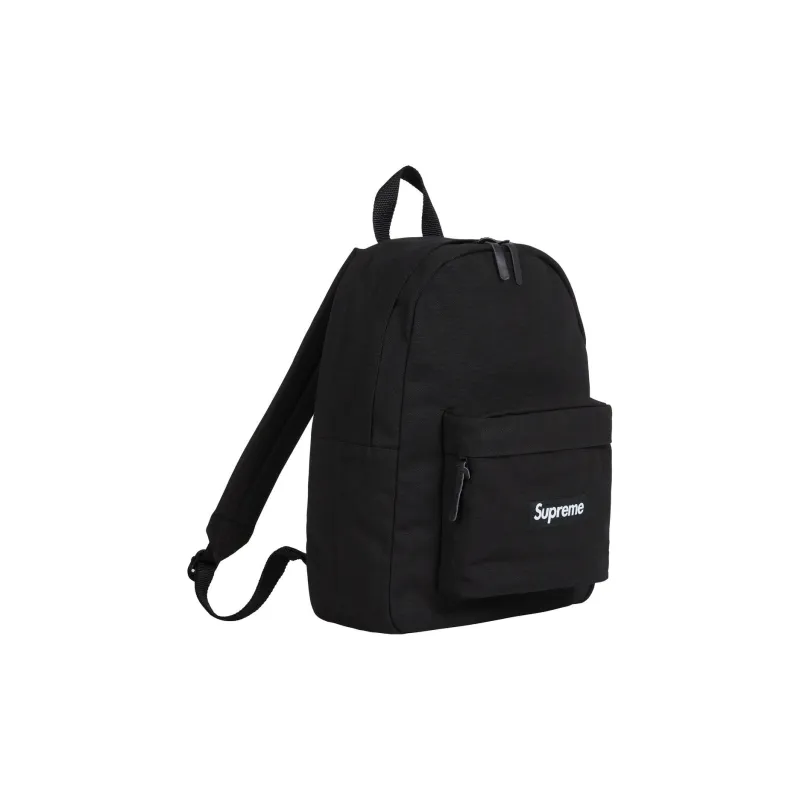 Supreme Canvas Backpack Regular Unisex Black-3
