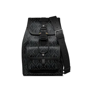 DIOR Hit The Road Canvas Crossbody Bag, Shoulder Bag Men's Black