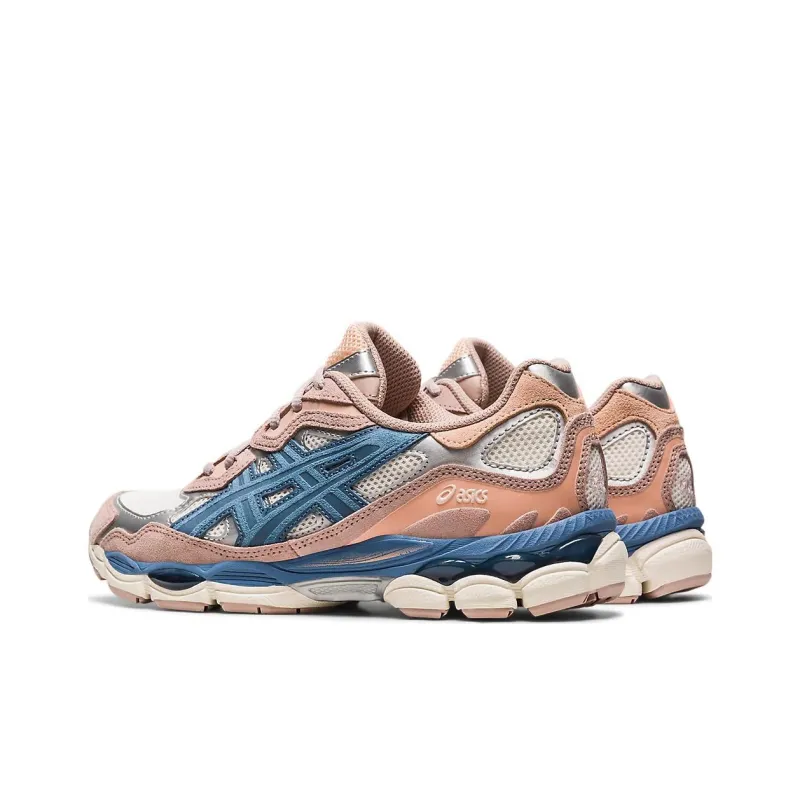 Asics Gel NYC Cream Grey Floss Salmon Women's-3